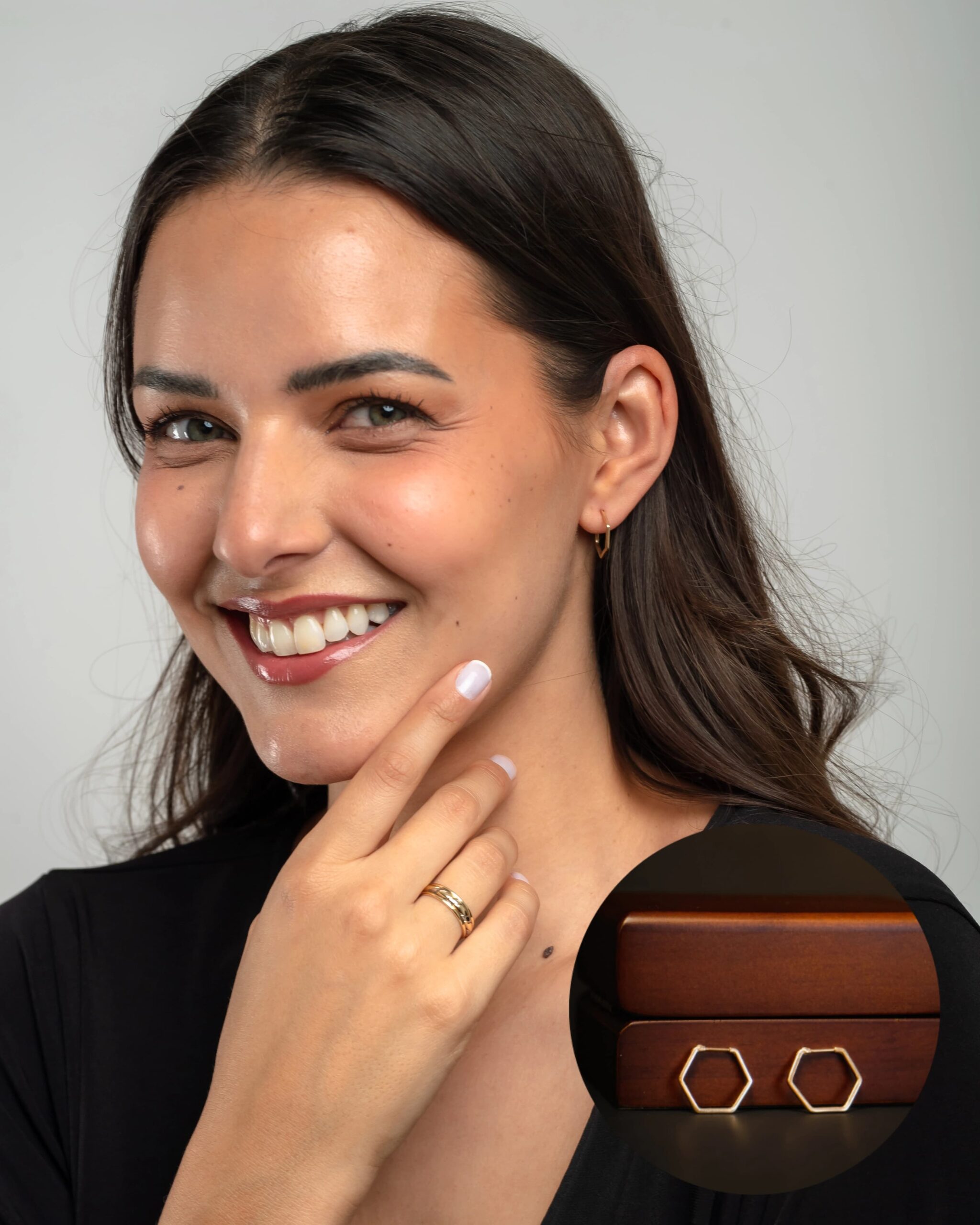 Aro oro rosado 18K - Imagen 3